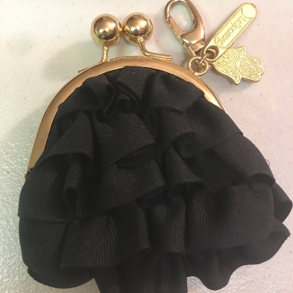 Coin purse with Black Ruffles by LeSportsac